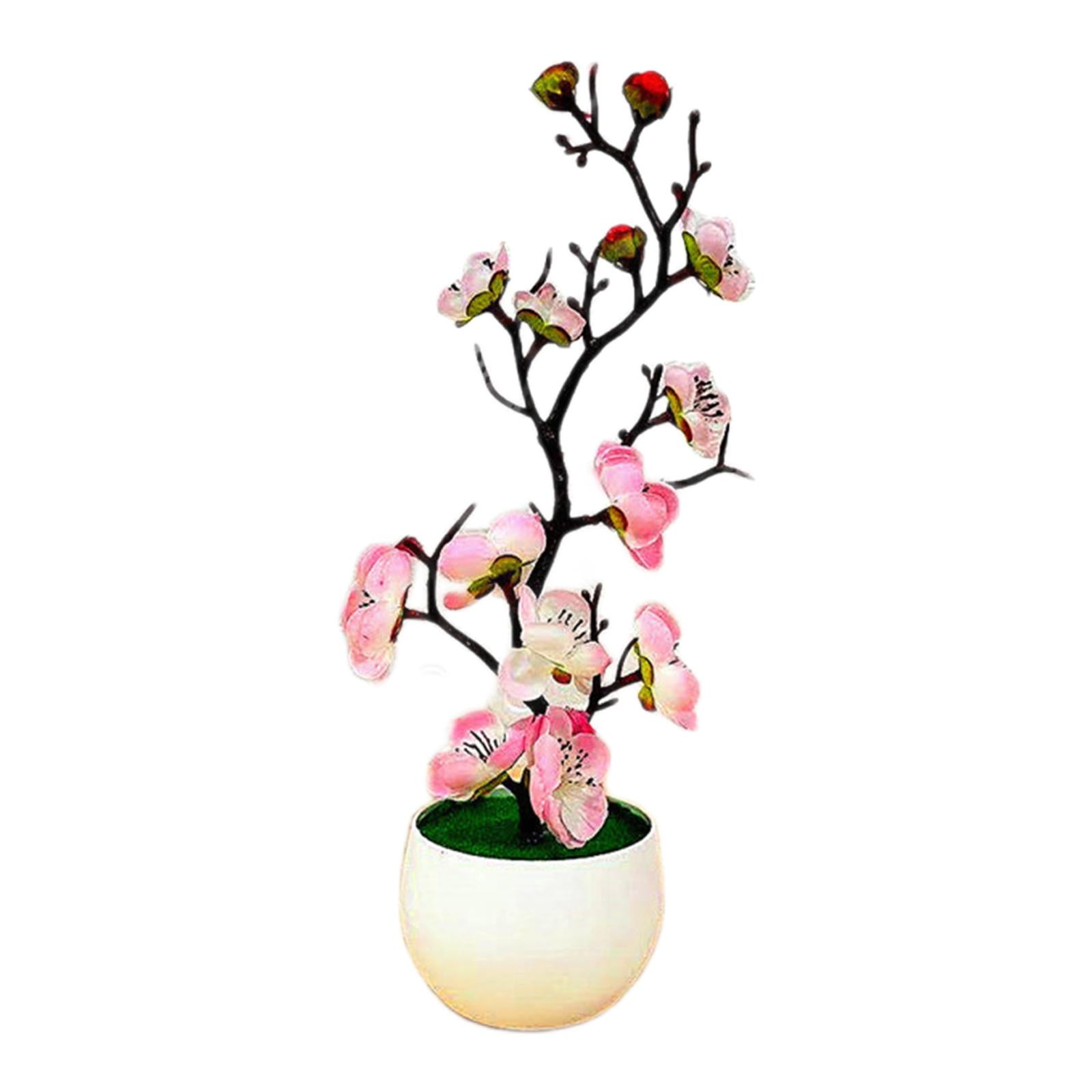 Artificial Flowers in Vase DIY Party Simulation Flower with Vase