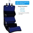 thumbnail image 6 of Compact Hanging Travel Toiletry Bag – Fold-Flat Organizer with Multiple Pockets, Water-Repellent Case for Travel & Everyday Use, 6 of 7