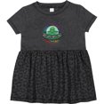 thumbnail image 3 of Inktastic Spaceship Funny Alien Outer Space Girls Baby Dress, 3 of 5