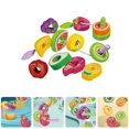 thumbnail image 3 of 1 Set of Fruits Blocks Threading Toy Lacing Beads Toy for Toddlers Funny Stringing Lacing Fruits Toy, 3 of 3