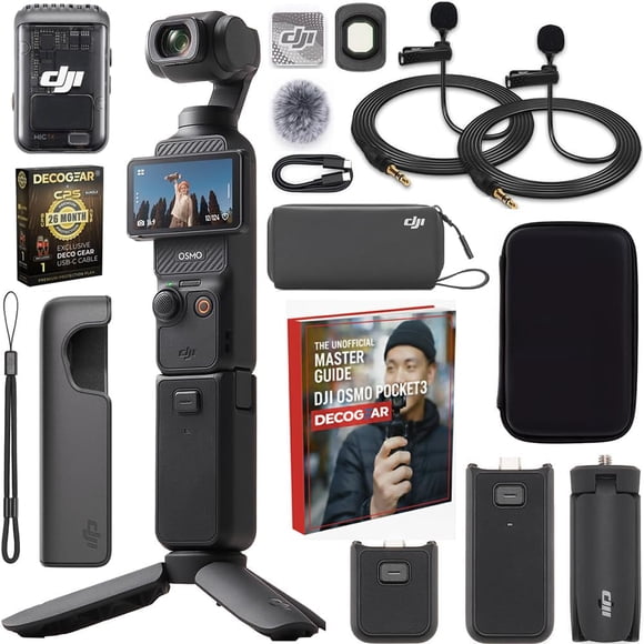 Cámara de Video DJI Osmo Pocket 3 Creator Combo 4K 120fps 3-Ejes