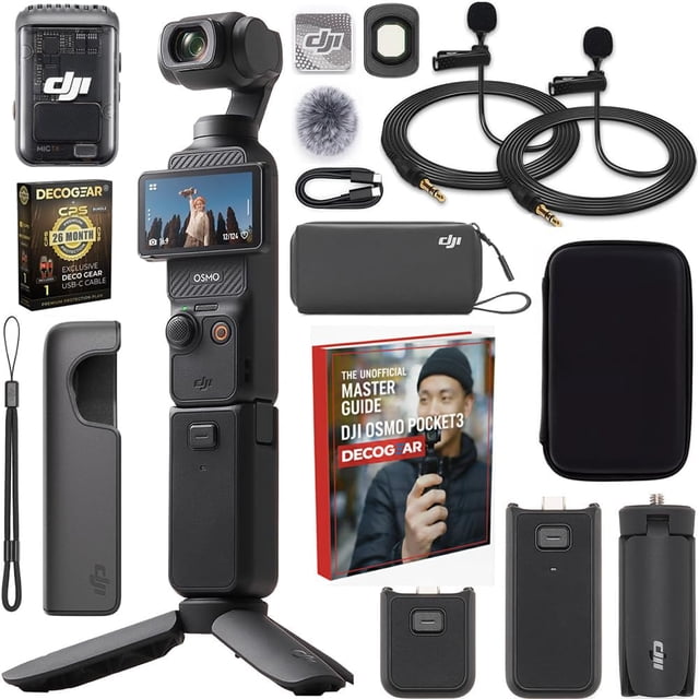 Cámara de Video DJI Osmo Pocket 3 Creator Combo 4K 120fps 3-Ejes