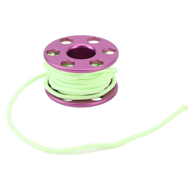 Mini Diving Reel Spool Finger Line, Diving Finger Spool Reel With Luminous Green Cord For Cave Wreck Exploration Snorkeling