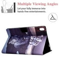 thumbnail image 4 of TECH CIRCLE iPad 10th Generation Case iPad 10.9 Inch Case 2022,PU Leather Folio Protective Pocket Card Slots Case Smart Stand Auto Wake/Sleep Cover for Apple iPad 10th Generation 10.9" 2022,Cat Tiger, 4 of 7
