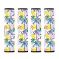 thumbnail image 5 of Chririnla Harness Pads Cushion Protect Shoulder Neck Padding Polyester, Compatible with, Suitable for Car, Colorful Palm Tree Print, 5 of 8