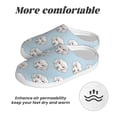 thumbnail image 6 of Lsque Dog Pattern Womens Comfort Cotton on Scuff With Memory Foam and Anti-skid Sole Slipper-39/40, 6 of 7