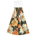 thumbnail image 7 of Yayeee Kitchen Hanging Hand Towels Set of 2 with Loop Bathroom Absorbent Tie Towel, Bright Floral, 7 of 7