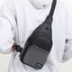 thumbnail image 5 of Bandolera para hombre y mujer | Mochila ajustable con orificio para auriculares | Tela Oxford impermeable para senderismo, camping y uso diario, 5 of 6