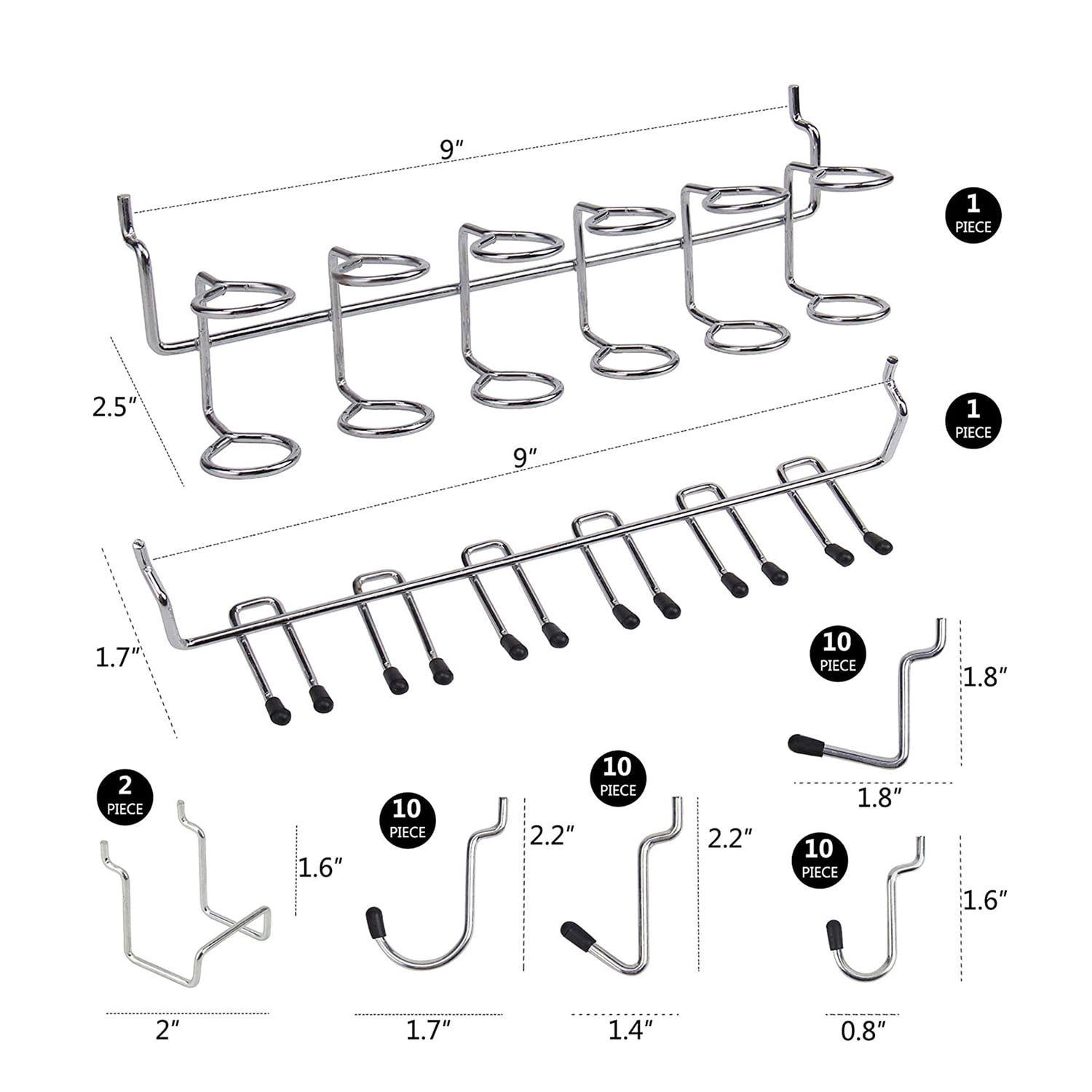140pcs hole plate hook hole plate metal hook tool hook