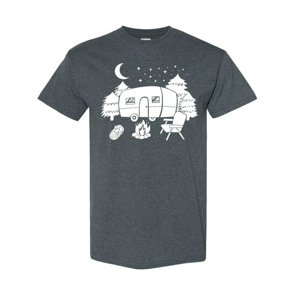 Inktastic Camper in a Star Filled Night T-Shirt