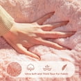 thumbnail image 4 of Puf MAXYOYO, con forma floral, piel sintética, rosa, individual, 4 of 9