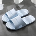 thumbnail image 1 of Zapatillas de nube de verano para mujer, chanclas informales de suela blanda para interior del hogar, sandalias planas antideslizantes para baño y ducha para hombre, 1 of 6