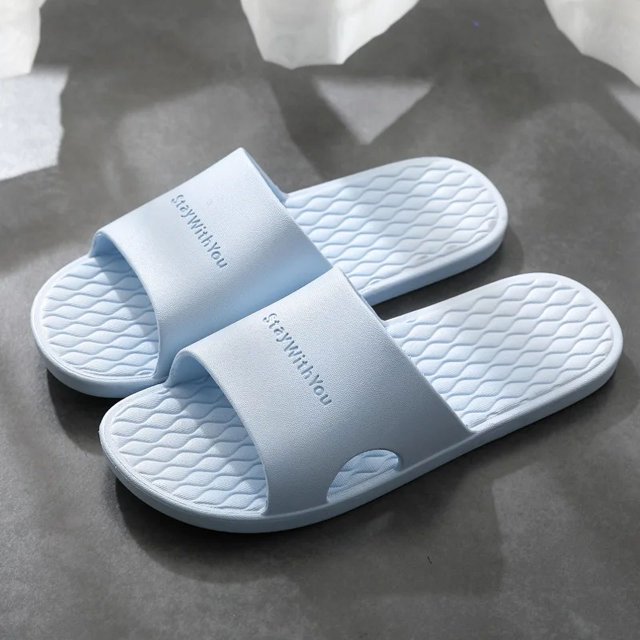 Zapatillas de nube de verano para mujer, chanclas informales de suela blanda para interior del hogar, sandalias planas antideslizantes para baño y ducha para hombre