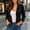 Black, variant on Women's Blazer Business Casual Lightweight Suit - Long Sleeve Lapel Button Slim Fit Work Office Blazer Jacket with Pockets