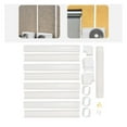 FENG20 5" 17Ft for Mini Split/Central & Heat Pump Line Cover Kit PVC