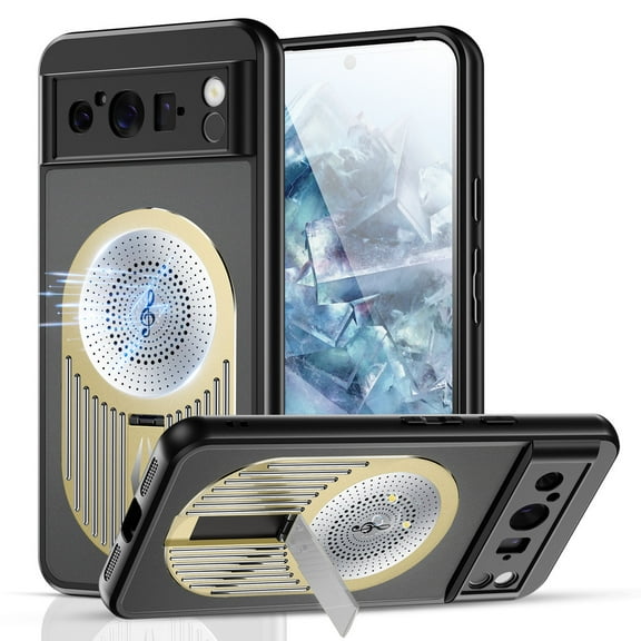 Aromatherapy Heat Dissipation Case for Google Pixel 9 Pro XL Lens Camera Protect Magnetic Bracket PC Translucency