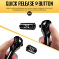 thumbnail image 3 of 1/2-Inch Drive Ratchet Wrench, 72-Tooth Quick-Release Reversible Ratchet Wrench, Titanium Alloy Coating, High-Precision Durable Design, 3 of 8