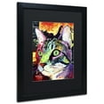 thumbnail image 3 of Trademark Fine Art "Curiosity Cat" Canvas Art by Dean Russo, Black Matte, Black Frame, 3 of 4