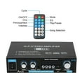 thumbnail image 6 of Amplifier bluetooth 5.0 Home MP3 Player 2.0 Channel Digital Stereo Amplifier Subwoofer Speakers ,Bass & Treble Control, 6 of 6