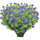 thumbnail image 1 of 10 ramos de flores artificiales, plantas falsas, resistentes a los rayos UV, arbustos verdes, plantas de eucalipto, macetero colgante para interiores y exteriores, decoración del jardín del hogar,, 1 of 5