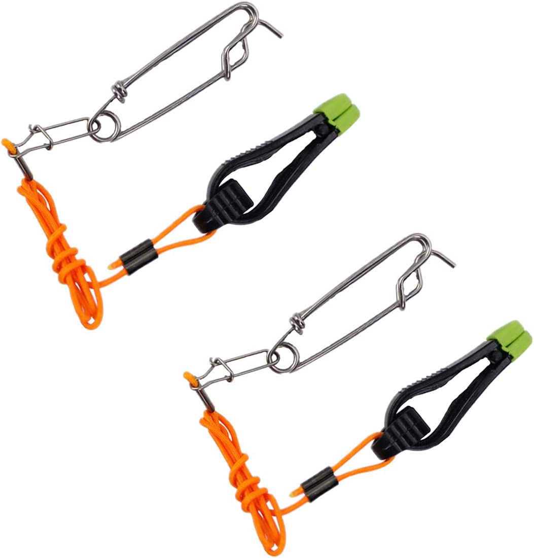 Power Grip Fishing Release Clip With B Pin And Steel Line - Mini Clip For Downrigger, Planer Board, Outrigger