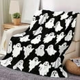 thumbnail image 5 of Xuniizn Halloween Throw Blanket Throw Size Cozy Fleece Blanket - 300GSM Ultra Soft Microfiber Printed Blanket for Halloween Decor, Halloween Gifts for Kids & Adults, 5 of 7