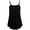 Black, variant on Spaghetti Straps Thin Strap Tank Tops Breathable Stretch Camisole Top Tank Tops for Women Stretchy Comfortable Sleeveless Tank Summer Cami Shirt Stretch Vest Summer Workout Tops Black L