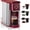 Red, variant on 3 in 1 Single Serve Coffee Maker: Coffee Machine Compatible with K Cup Capsules & Grounds, Instant Coffee Pot, Tea Maker Brewer - Removable 50 Oz Water Reservoir, 120V 1150W, Black