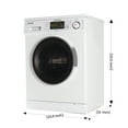 Allinone 1200 RPM New Version Compact Convertible Combo Washer Dryer