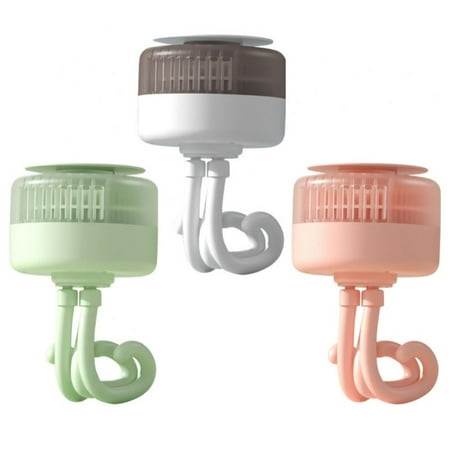 

Portable Stroller Fan Bladeless Fan Mini Handheld Fan with Flexible Tripod Clip on Stroller Fan 3 Speeds Rechargeable Battery Operated Fan for Stroller Car Seat Crib Bike and Desktop