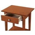 thumbnail image 4 of Pemberly Row Contemporary Manufactured Wood 1 Drawer Nightstand in Oak, 4 of 7