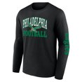 thumbnail image 2 of Men's Fanatics Black Philadelphia Eagles Vintage Combo Up Two Long Sleeve T-Shirt, 2 of 3