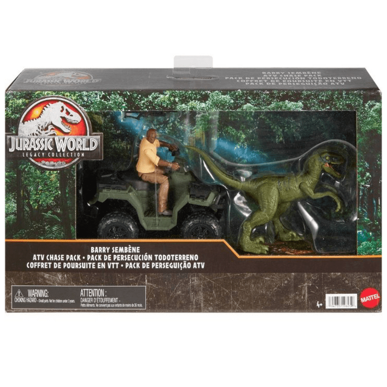 Mattel Jurassic World Legacy Barry Sembene ATV Chase Action