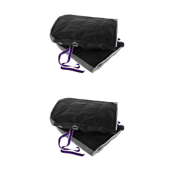 Worgeous 2 Pairs Motorcycle Warm Handlebar Gloves Waterproof Thickened Grip Gloves Snowmobile Cycling Hands Warmer Winter Thermal Cover for Cold Weather Riding