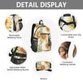 thumbnail image 4 of JIALIOU 14" Laptop Backpack Waterproof Airline Approved Stylish Casual Daypack for Travel Business College Work, Sunflower and Bamboo, 4 of 8