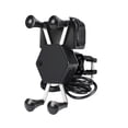 thumbnail image 1 of Soporte para teléfono con soporte para bicicleta y motocicleta X Grip, cargador USB con rotación de 360 grados, 1 of 9