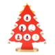 thumbnail image 4 of Adorno De Escritorio De árbol De Navidad De Madera, Artesanías De árbol De Navidad De Madera Ecológicas Seguras Mano De Obra Fina Inastillable Para Oficina ANGGREK Rojo, 4 of 8