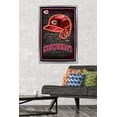 thumbnail image 2 of MLB Cincinnati Reds - Neon Helmet 23 Wall Poster, 22.375" x 34" Framed, 2 of 6