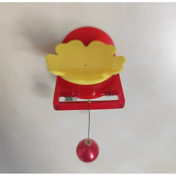 Xihbxyly Comedero para Colibríes, Diseño a Prueba de Fugas, Fácil de Rellenar y Limpiar, Atractiva Forma de Platillo Redondo, Decoración de Jardín Al Aire Libre, Perfecto para Amantes de Las Aves, 1