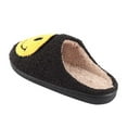 thumbnail image 7 of PacificPlex Slippers Womens Plush Happy Face 8-8.5, Black, 7 of 7