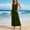 Army Green, variant on Women's Summer Dresses with Pockets Plus Size Crew Neck Solid Color Sleeveless Ankle Length Dress