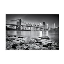 Martin Froyda 'New York Brooklyn Bridge' Canvas Art