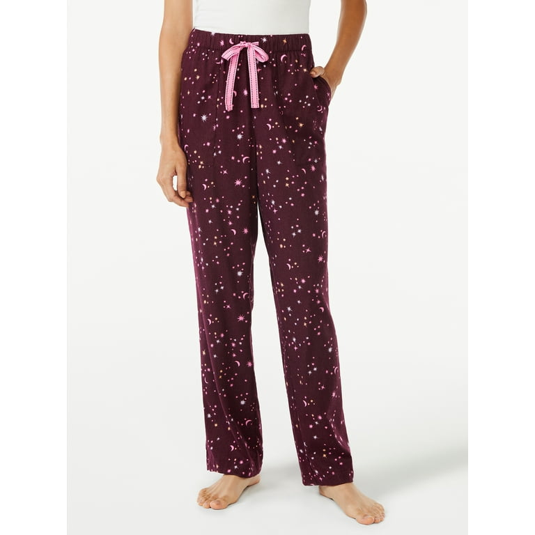Joyspun Women s Flannel Lounge Pants 2 Pack Sizes S to 3X