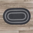 thumbnail image 1 of Colonial Mills Rug GW43R024X072 2 x 6 ft. Graywood Braided Rug  Charcoal, 1 of 1