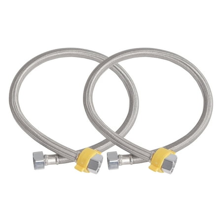Stainless Steel Supply Hose 24 Outer Tube Hot Cold Water Pipe