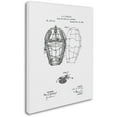thumbnail image 2 of Trademark Fine Art "Baseball Catcher's Mask Patent 1883 White" Canvas Art by Claire Doherty, 2 of 3