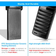 DaToo 500W Aquarium Heater PTC Fast Heating Fish Tank Heater 500 Watt Submersible with LED Digital Temperature Controller for 60 to 120 Gallon,