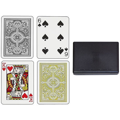 KEM Flèche Noir et Or, Taille Pont - Cartes à Jouer Standard Index (Lot de 2)