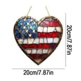 thumbnail image 3 of USA Independence Day Acrylic Star Hanging Ornament - 2D Patriotic Decor for Home, 3 of 7