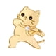 thumbnail image 4 of Pin de la solapa de esmalte de gato Broche Broche Broche para ropa Mochila mochila, 4 of 9